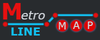 Metro line map logo
